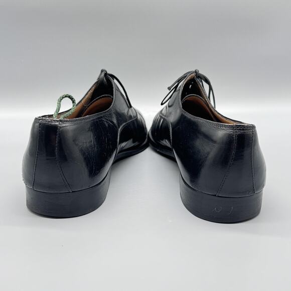 Classic Black Men's Dress Shoes - Picture 7 of 13